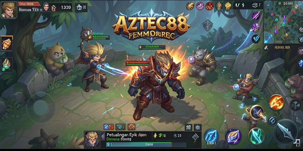 Gameplay yang menarik dalam dunia petualangan MMORPG.