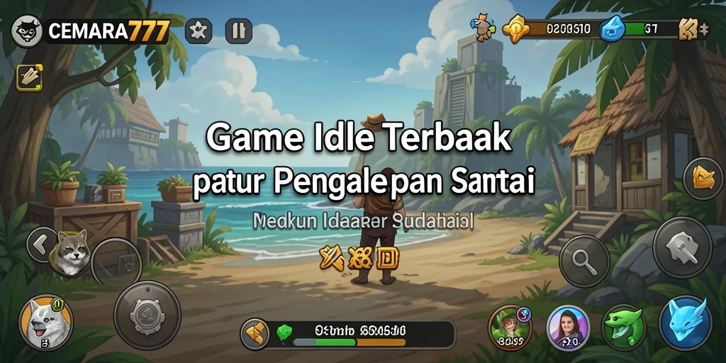Tampilan gameplay <strong>CEMARA77</strong> yang santai dan menyenangkan.