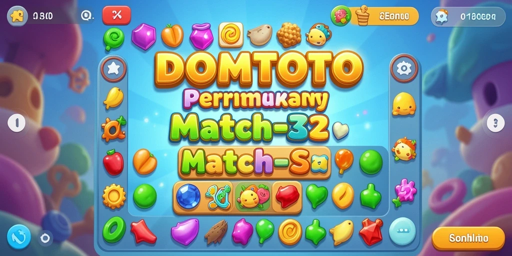 Screenshot gameplay DOMTOTO yang seru dan penuh warna.