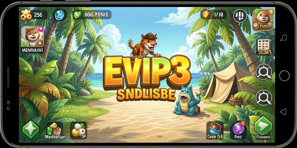 Screenshot gameplay EVIP3 yang menampilkan keseruan permainan Casual.