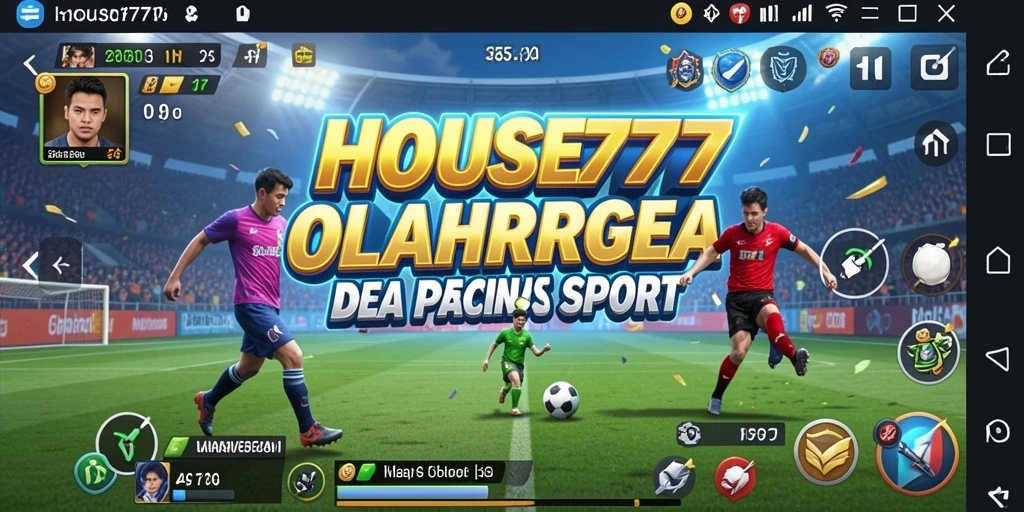 Tampilan gameplay HOUSE777 penuh dengan aksi olahraga yang menegangkan.