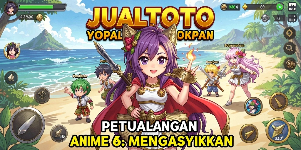 Tampilan gameplay seru dan mendebarkan dari JUALTOTO.