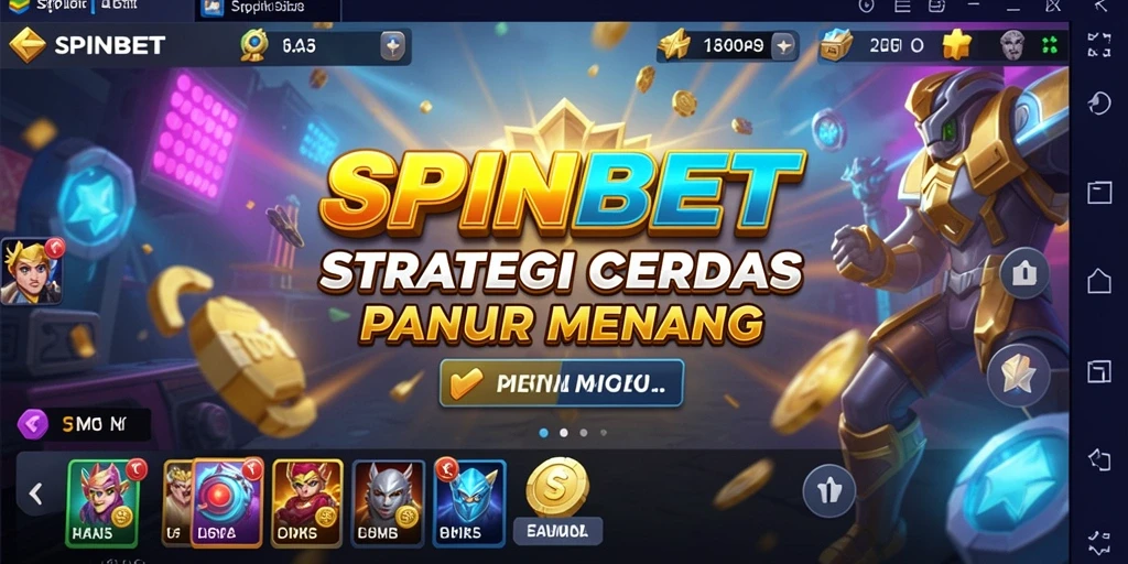 Tangkapan layar gameplay SPINBET dengan aksi strategi yang mendebarkan.