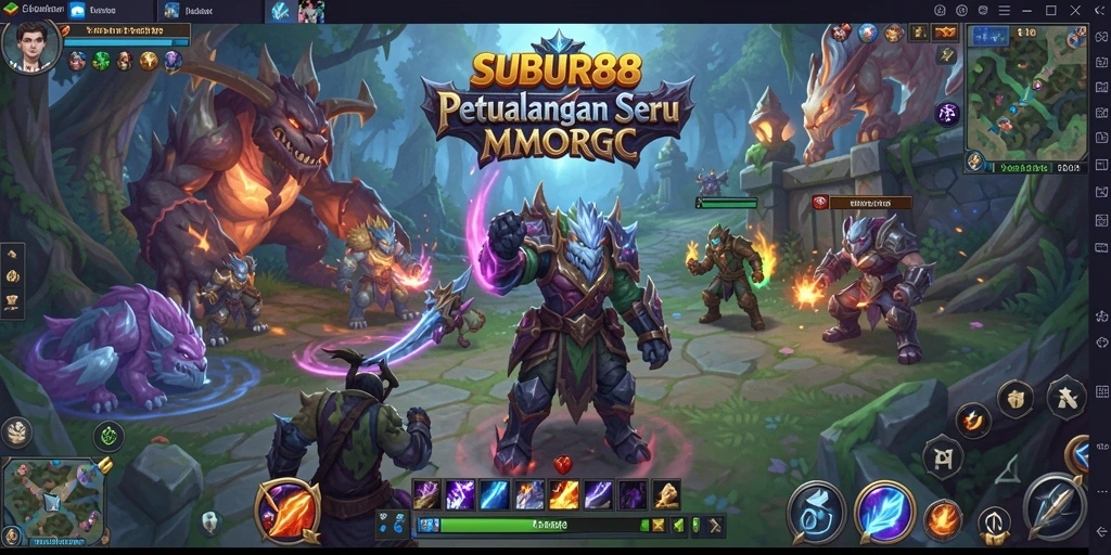 Gameplay <strong>SUBUR88</strong> yang epik dalam dunia MMORPG yang menakjubkan.